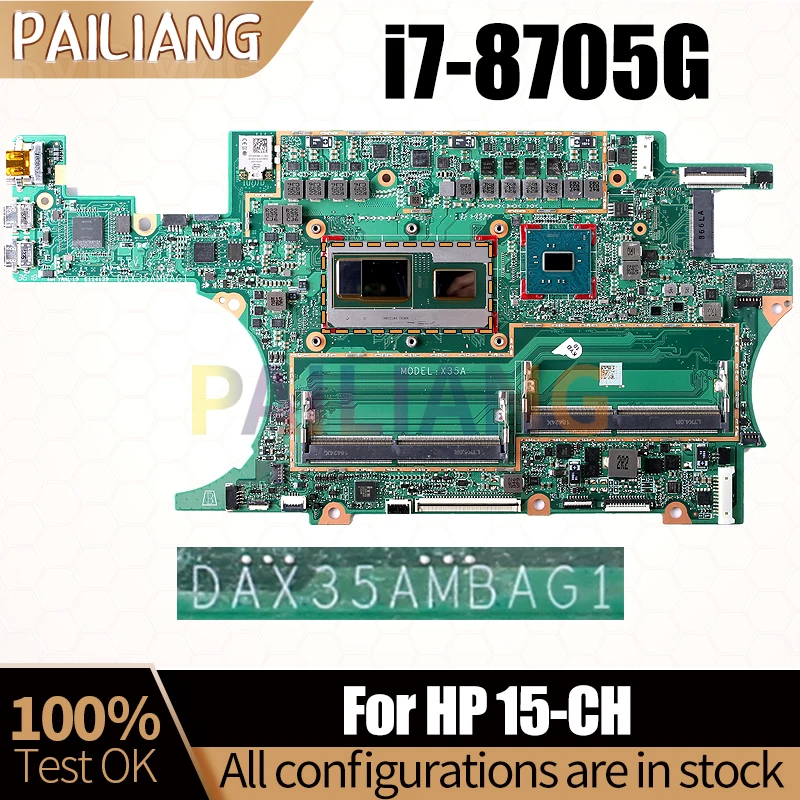 

For HP 15-CH Notebook Mainboard DAX35AMBAG1 SR3RK i7-8705G Laptop Motherboard Full Tested