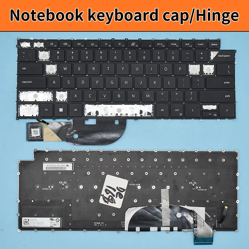 Replacement Original Key Cap Hinge For Dell XPS 15 9500 17 9700 Precision 5550 5560 5570 5750 5760 Laptop Keyboard KeyCap