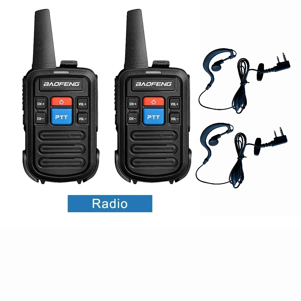 

Baofeng BF-C50 Mini Walkie Talkie UHF Dual PTT 5W Kids Woki Toki Type-C Charger Child Intercom HF Transceiver 1500mAh Ham Radio