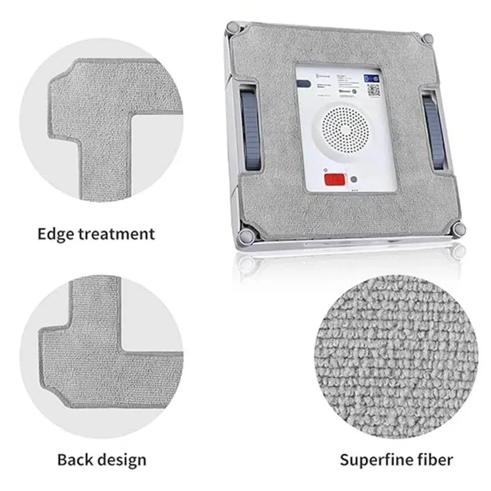 Washable Microfiber Mop Pad Compatible with ECOVACS Winbot W2 PRO Omni W1 PRO Window Cleaning Robot Replacement Parts