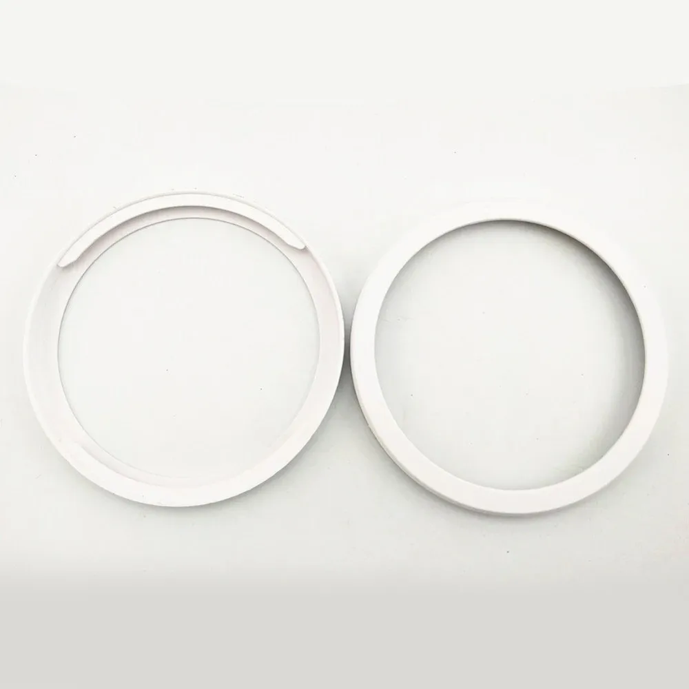 Vent Hose Coupler Air Conditioner Hose Connector White Snap-On Structure Exhaust Pipe Clamp Ring PVC Secure Connection