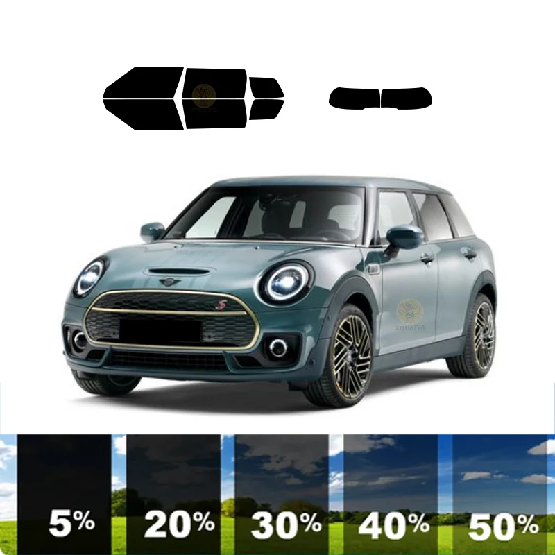 

precut Removable Window Tint Film For Car 100% UVR 5%-70%VLT Heat Insulation Carbon ﻿For MINI COOPER CLUBMAN 4 DR SUV 2015-2023