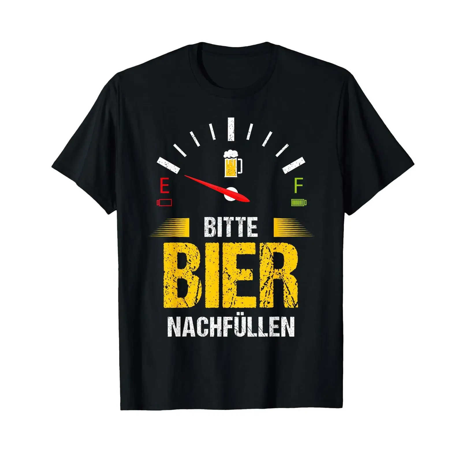 Beer Refill Funny Alcohol Wine Schnapps Drinking Party T Shirt vintage Washed Casual Unisex fashion Versatile Comfortable