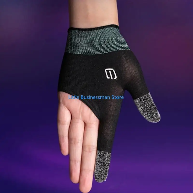 Breathable Anti-Sweat Touchscreen Finger Sleeve for Mobile Phone Games New Hot M76A