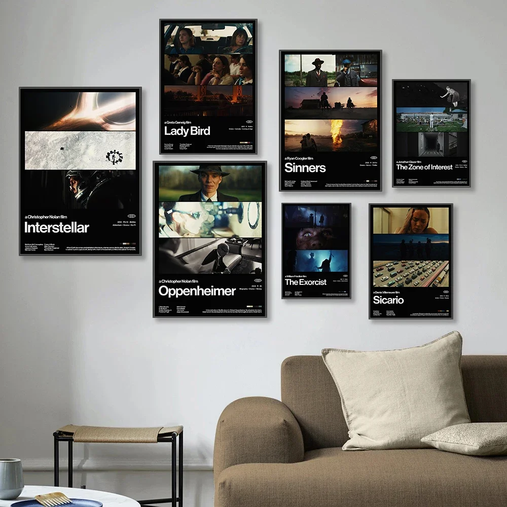 Movie Collection Poster Interstellar The Exorcist Tenet Arrival Sinners Prints Canvas Painting Wall Art Pictures Home Room De