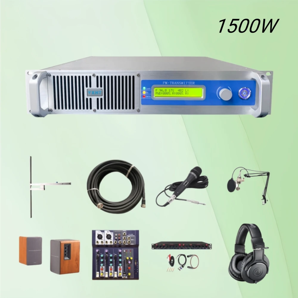

HP- 1.5KW (1500W) FM Transmitter – Complete Package for Strong, Clear Radio Broadcasts