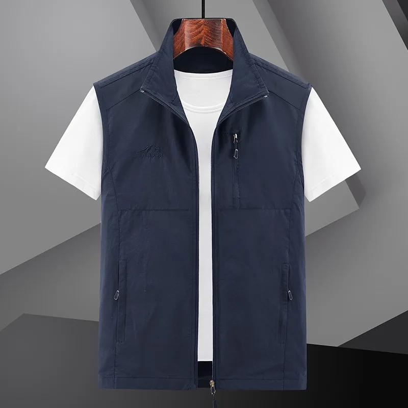 

Outdoor Leisure Vests Men Breathable Large Pocket Photography Fishing Vest High-Quality Vest Male Men's Sleeveless Jacket