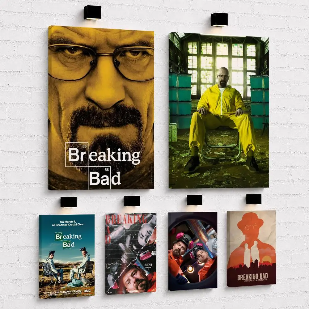 Classics Movie B-Breaking Bad TV Painting Calligraphy Framed Canvas Wall Art Print | Modern Poster | Home Hallway Decor
