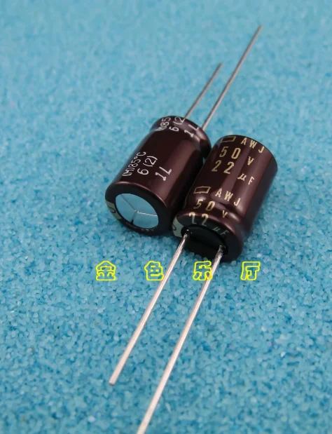 20pcs/lot Original Japanese NIPPON AWJ 50V 22UF 10X16mm audio aluminum electrolytic capacitor free shipping