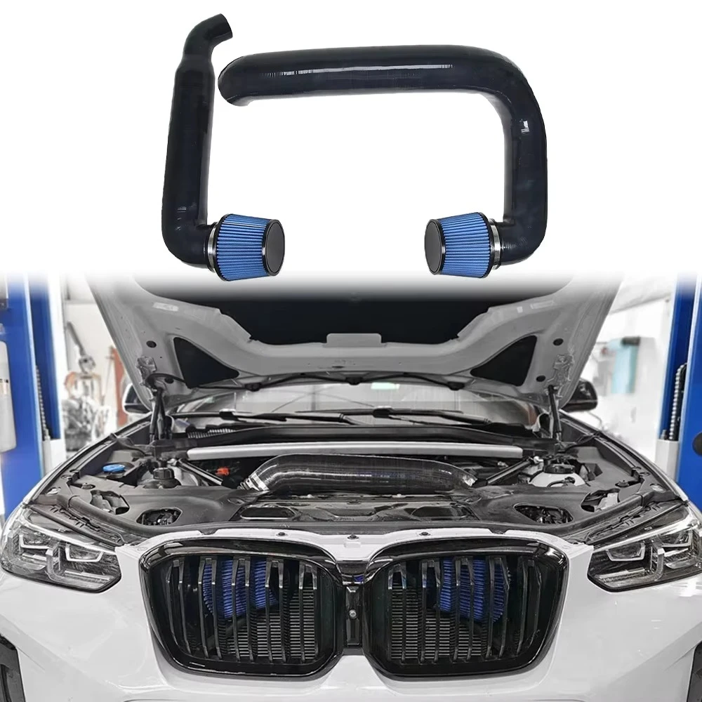 مداخل التثبيت الأمامي لنظام مدخل الهواء البارد 2019-2025 X3M X4M S58 F97 F98 3.0T