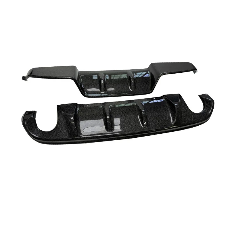 Carbon Fiber Rear Lip, Soccer Pattern Diffuser for Infiniti Q50 2014-2018, Car Accessories