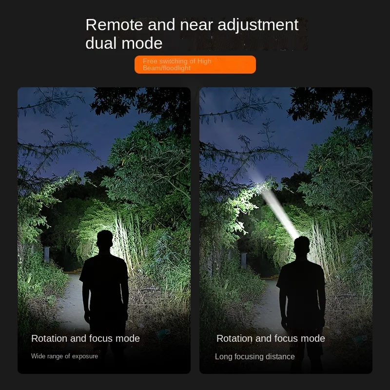 Linterna frontal táctica para exteriores, linterna Led resistente al agua para acampar al aire libre, potente Taschenlampe portátil, herramientas para exteriores