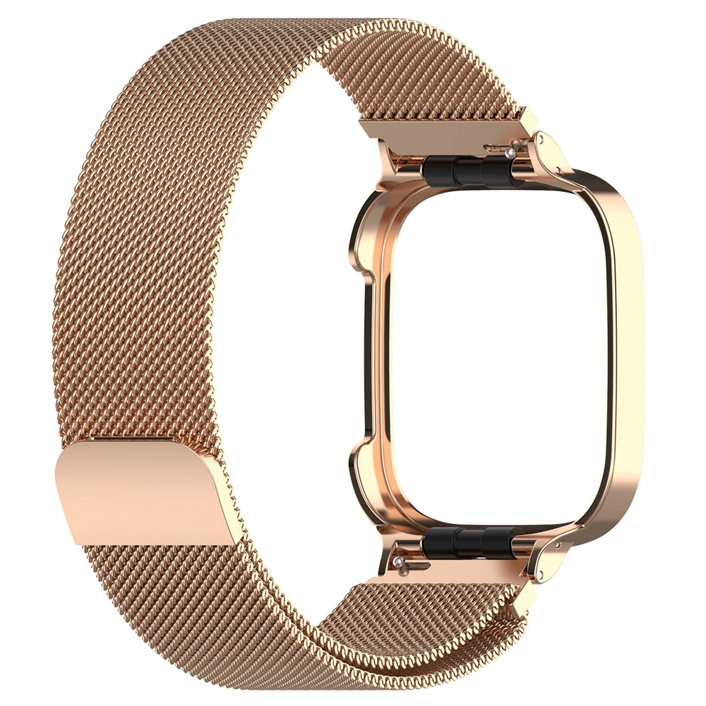 For Redmi Watch 3 Milanese Strap Stainles Steel Magnetic Watchband With Watch Fram Wristband Watch Accessories