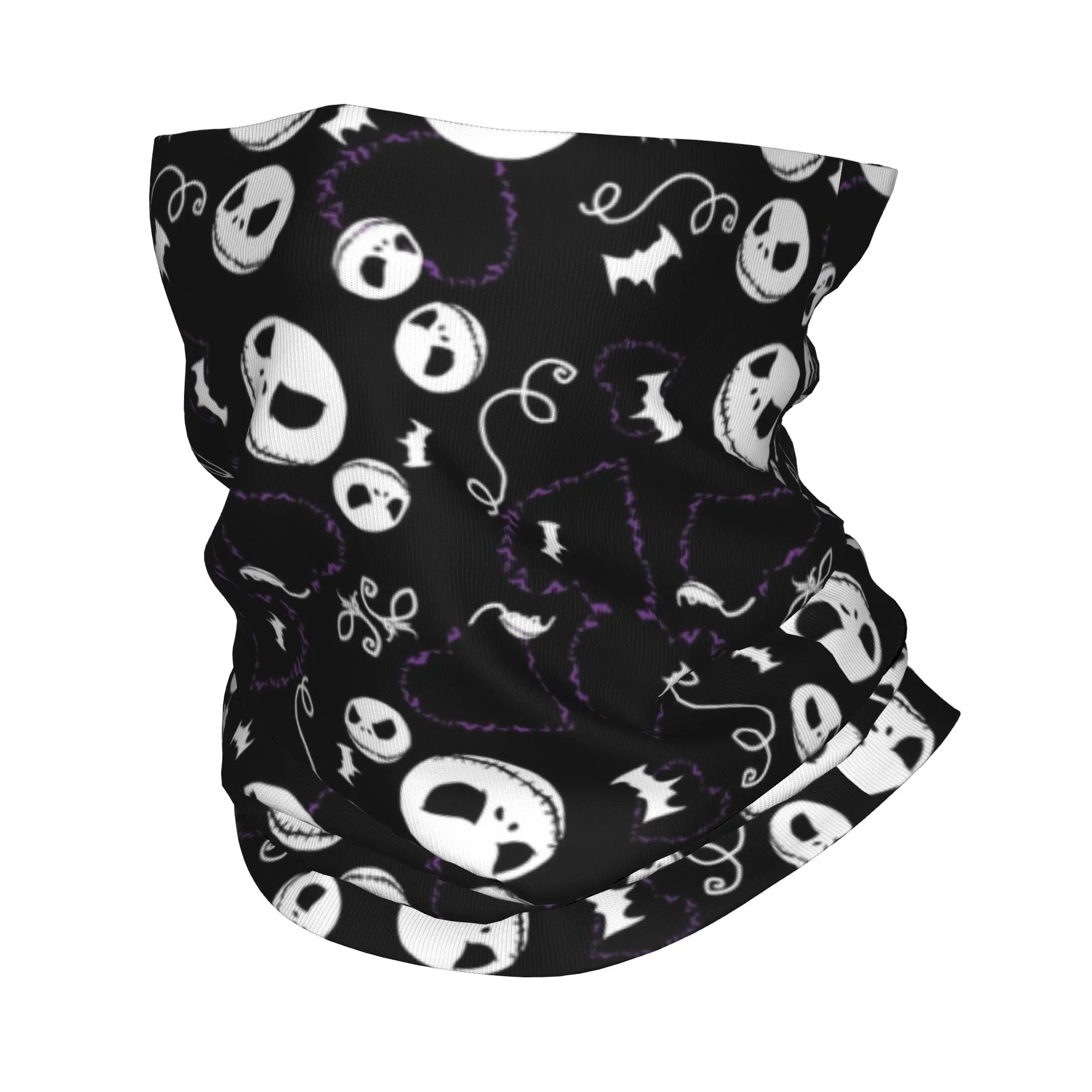 

The Nightmare Before Christmas Bandana Neck Warmer Men Women Winter Hiking Ski Scarf Gaiter Jack Skellington Face Cover