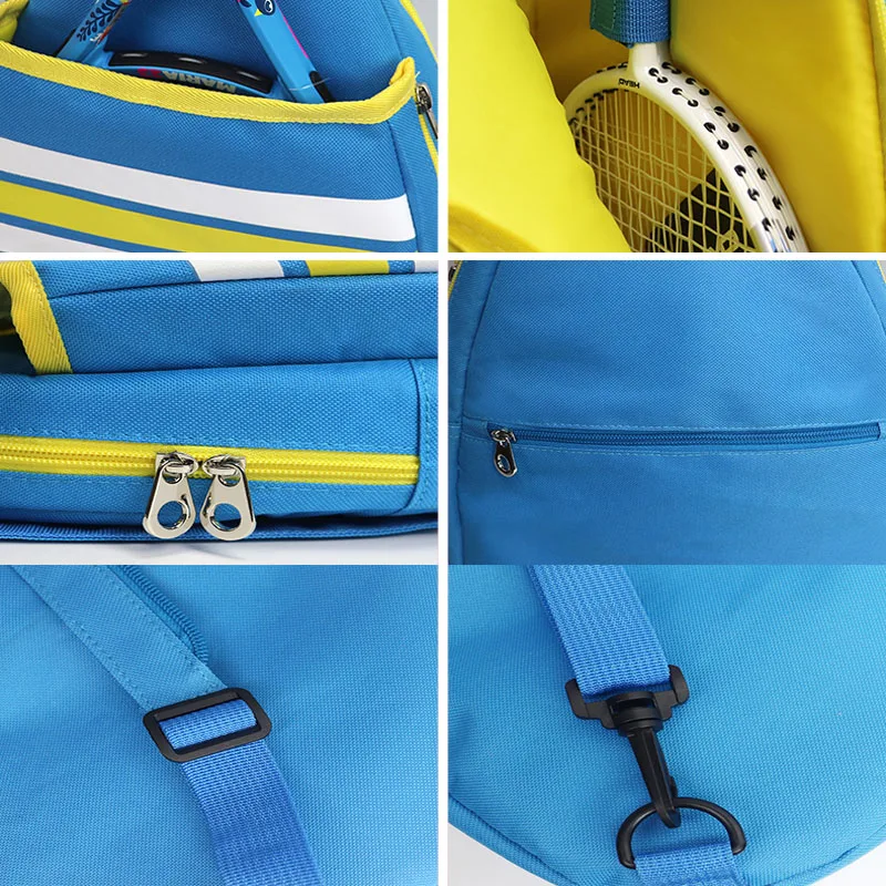 2022 GreatSpeed Children Teenagers Tennis Bag Portable 2 Pack Badminton Backpack Youth Outdoor Sports Gym Shoulder Bags Handbag