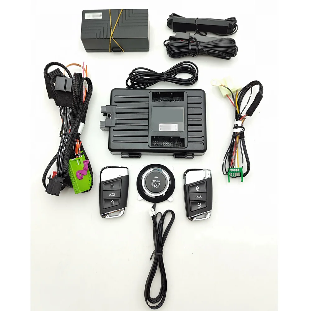 For Skoda Octavia Year 2014-2017 Car Smart Phone APP Control Engine Remote Start Stop Push Start Keyless  Access Car Products