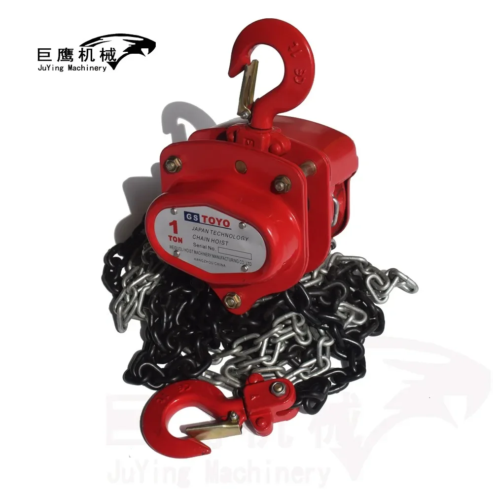 High quality lifting tools  5 ton chain pulley block