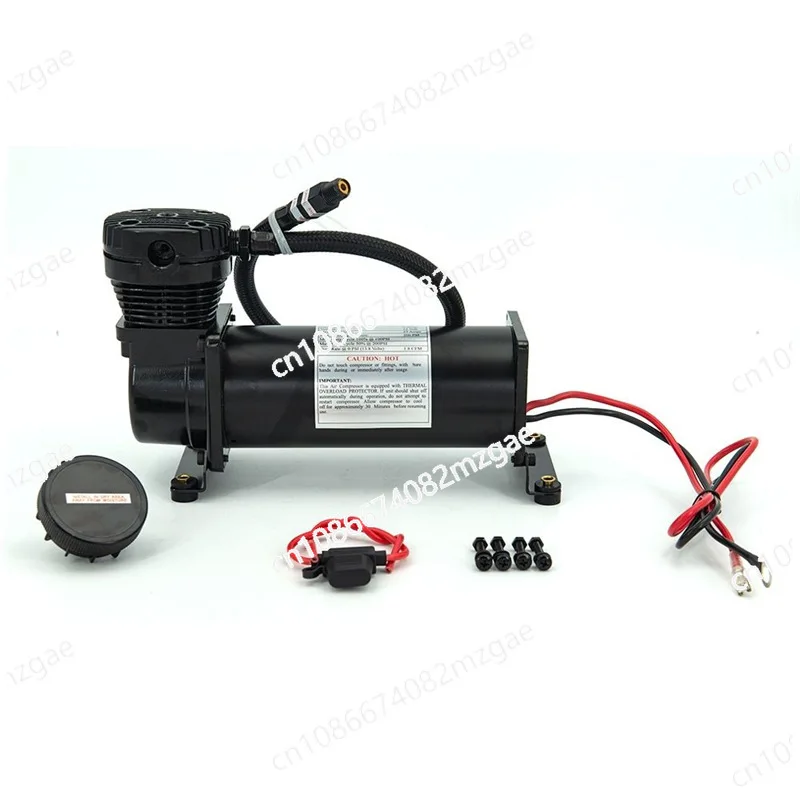 Compact 12V Car Air Compressor Pump for Tires, Heavy-Duty Inflation for Vehicle Chassis and Suspension Systems