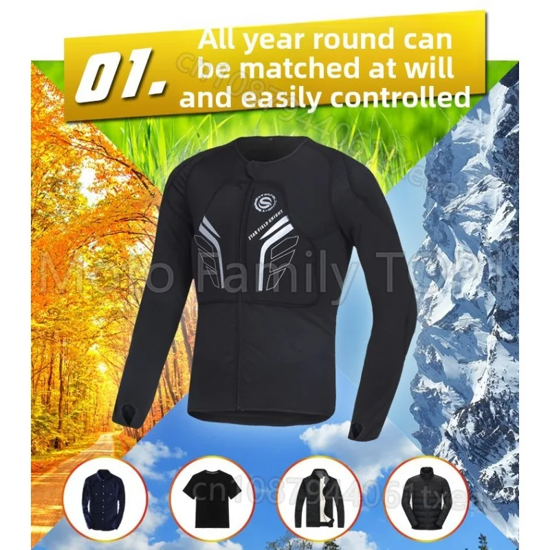 

Motorcycle Riding Armor Clothing Anti-drop Clothing Soft Armor Locomotive Armor SKJ-801 Motorcycle Street Gear