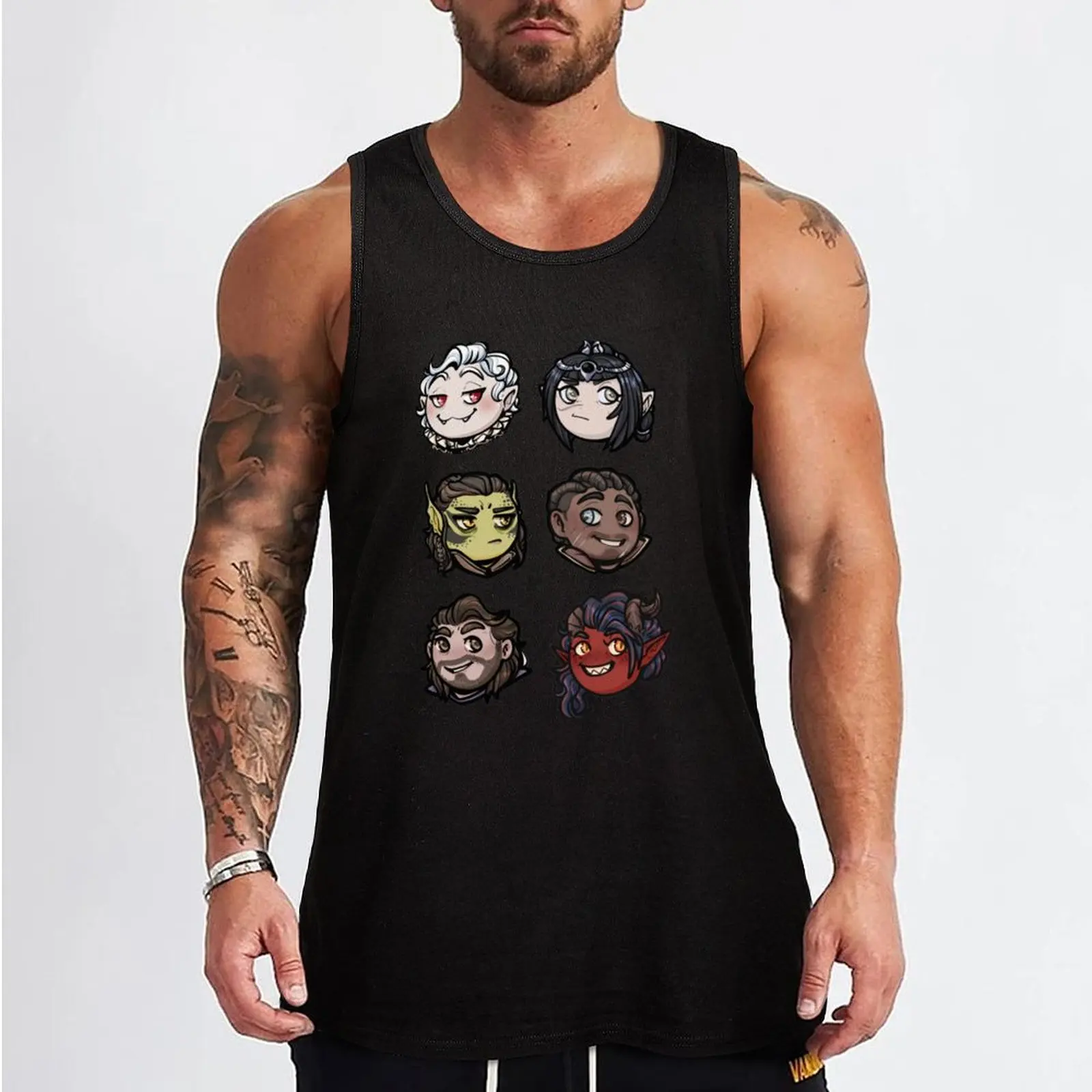 Balders Gate 3 - Origin Characters Tank Top muscle t-shirt bodybuilding for men