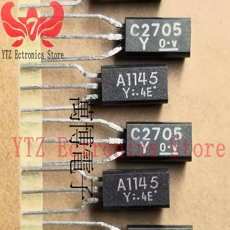 10pieces 2SA1145 2SC2705 A1145 C2705 100%Original Audio Pairing Transistor TO92