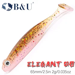 B&U Swimbait Soft Fishing Lure Walleye Perch Bass Pike Artificial Bait Wobbler