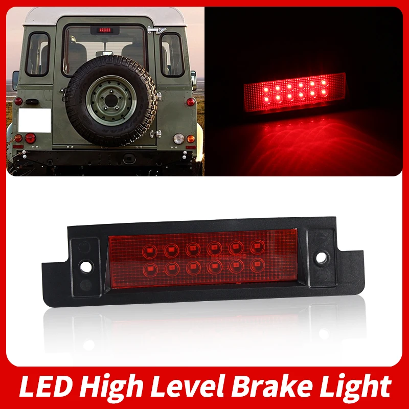 

1PC Canbus Black Smoked/Red Lens LED High Level Brake Stop Light For Land Rover Discovery MK1 MK2 1994-2004 Defender 1990-2016