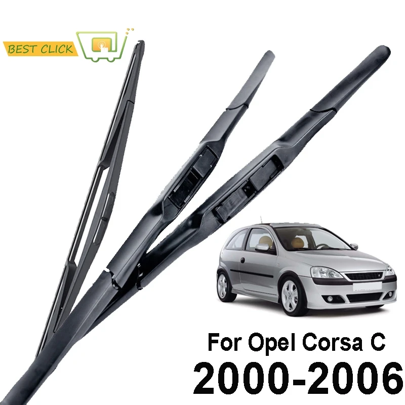 Misima Windshield Windscreen Wiper Blades For Opel Corsa C Hatchback 2000 2001 2002 2003 2004 2005 2006 Front Rear Wiper