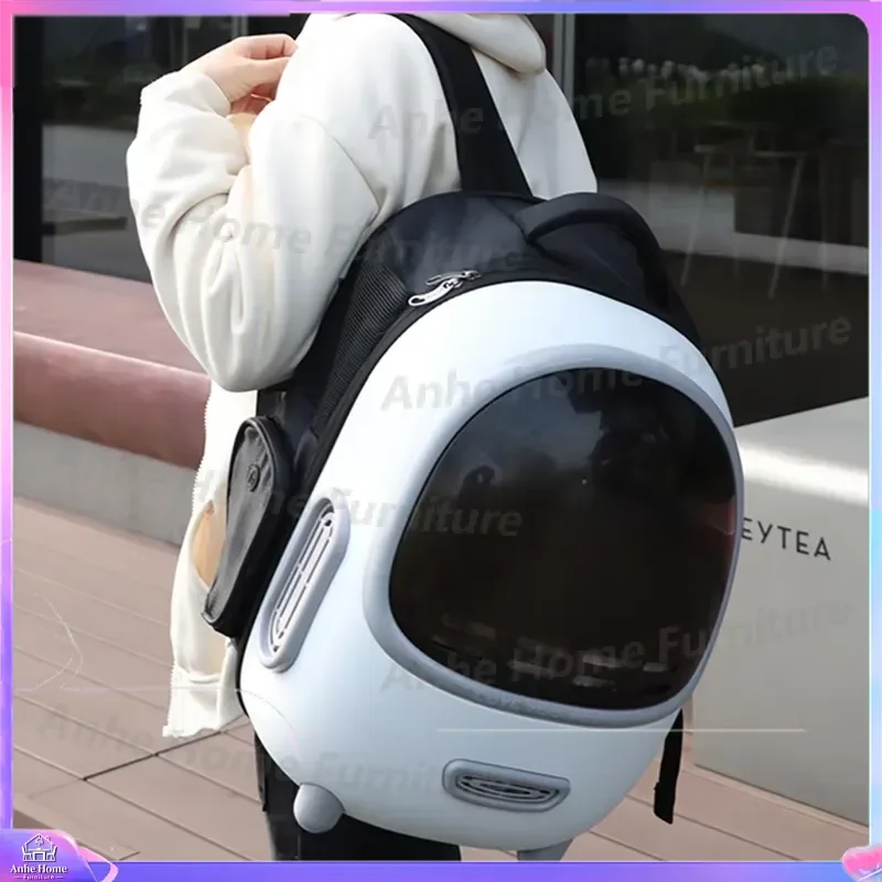 Large Capacity Portable Pet Carrier Backpack Breathable Cat Dog Travel Bag Outdoor Hiking Puppy Kitten Carrier with Zipper