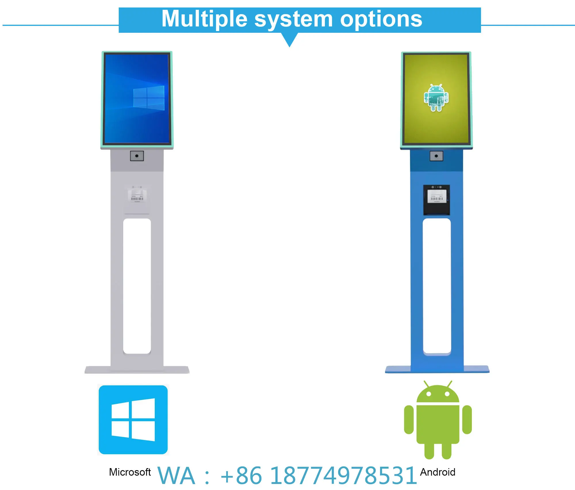 機械窓口キオスク機セルフチェックアウト卸売セルフサービス注文