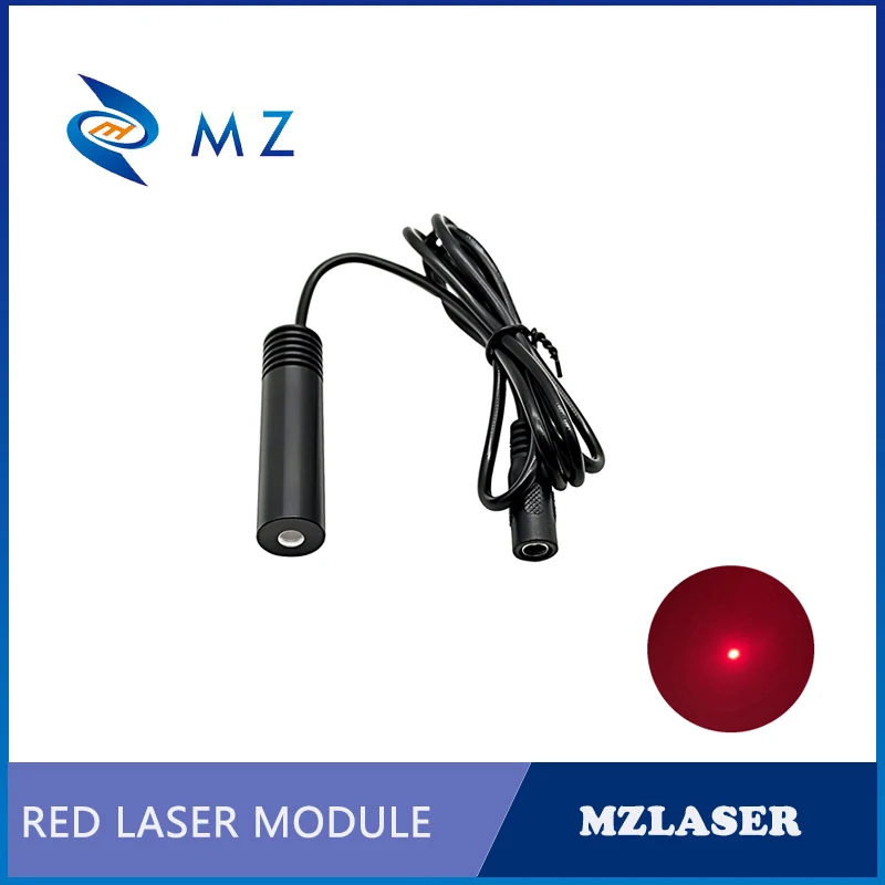 Red Dot Laser vendita calda Compact D16mm 650nm 5mw 3V 5V 12V 24V modulo diodo Laser lente in vetro grado industriale con adattatore