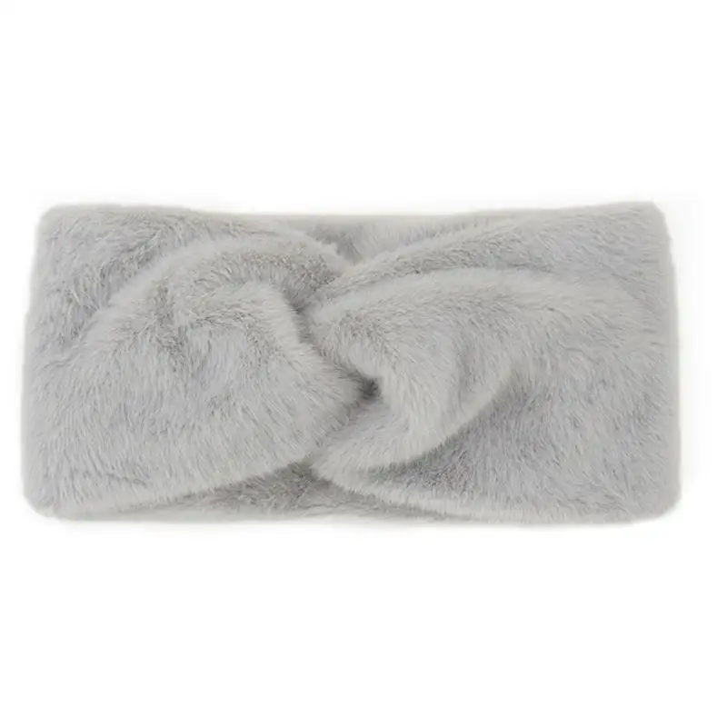 652F แถบคาดศีรษะกีฬาสีทึบยืดผ้าโพกหัวปมคาดศีรษะยืดหยุ่นเล่นสกีที่คาดผม