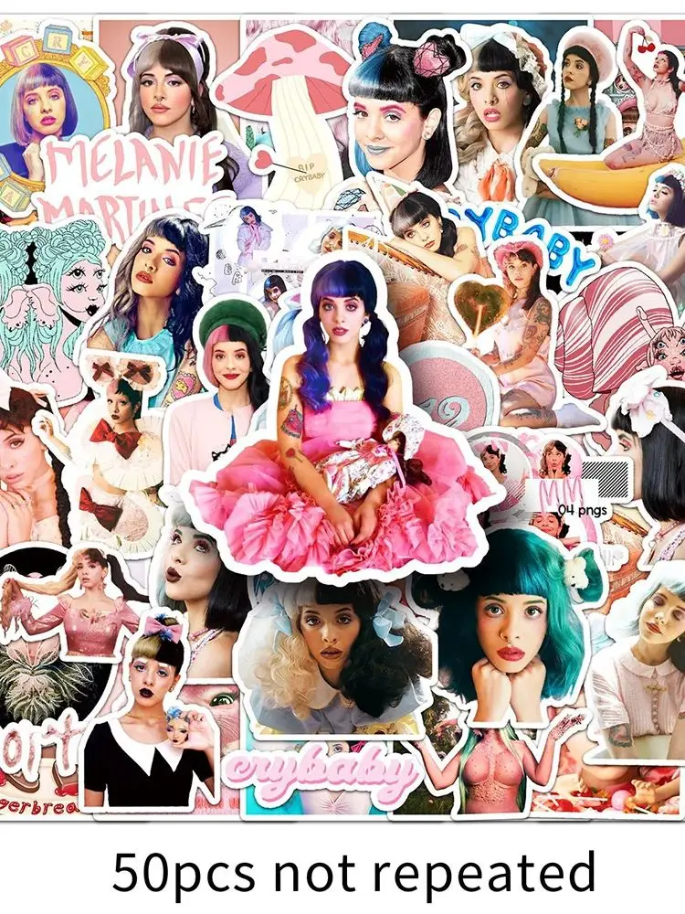 AliExpress GOGOTU 10/30/50PCS Funny Melanie Martinez Singer Graffiti Stickers DIY Decoration Phone Fridge Helmet Bike