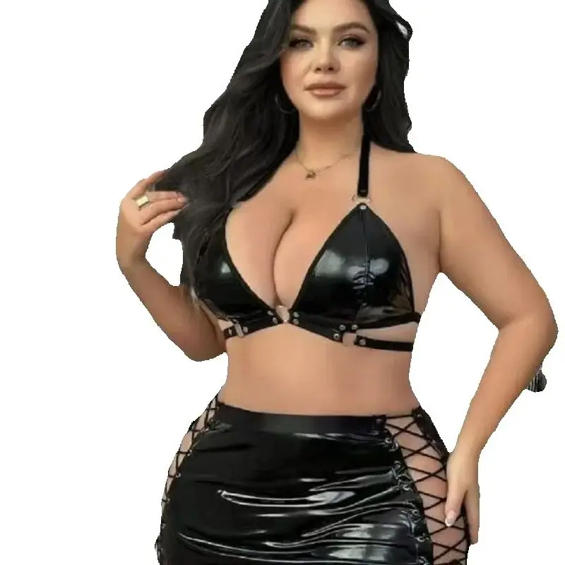 New Women's Sexy Two Pieces Plus Size Roleplay Bunny Girl Lingerie Sets Fat Lady Large Size Cosplay Costumes XXL Outfits