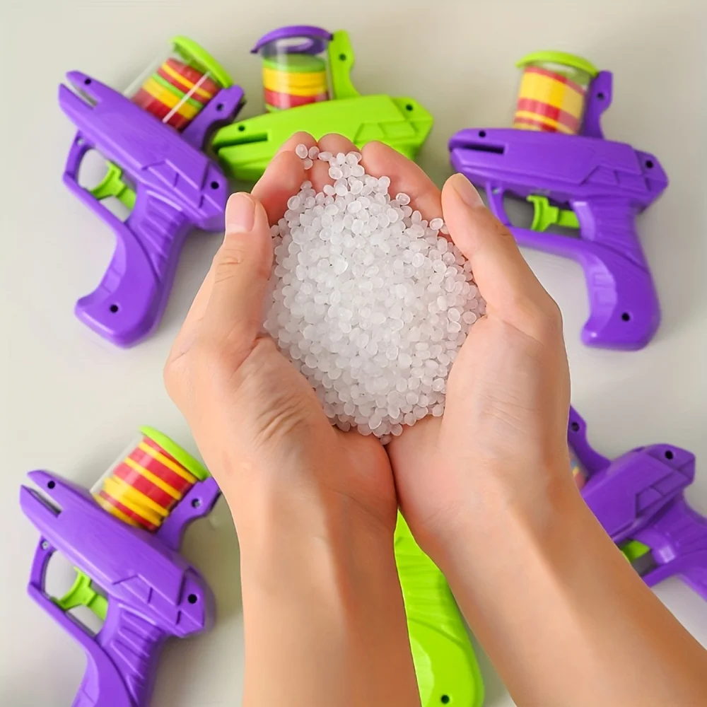 1 ensemble de jouets de lanceur de disque en mousse colorée-jeu de soucoupe volante portable avec matériau ABS Durable, aucune batterie nécessaire