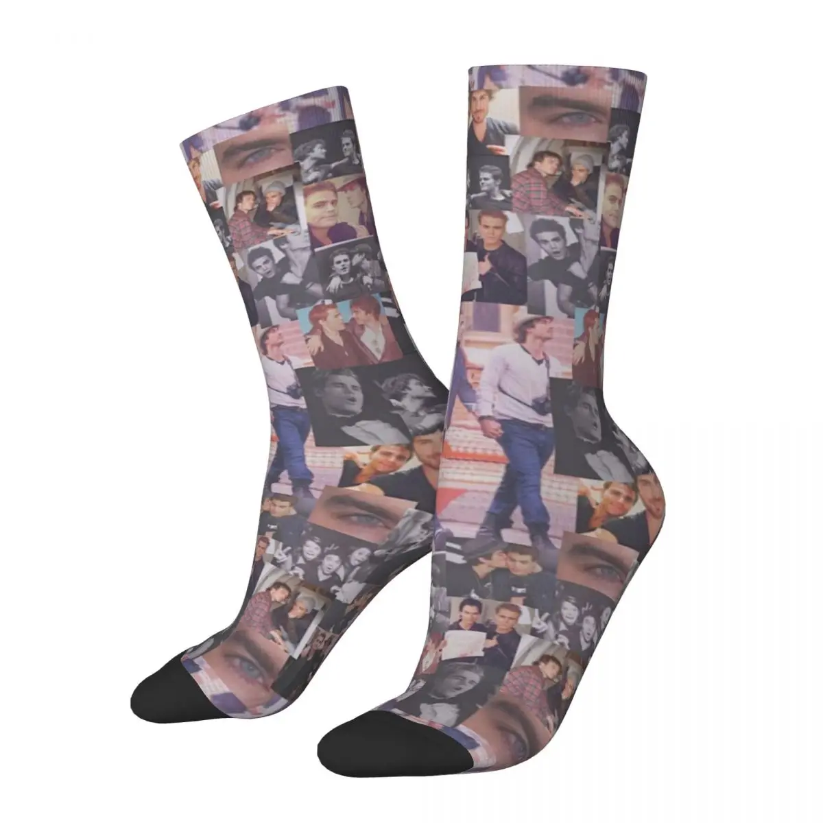 New Men's Socks Casual The Vampire Diaries Damon Salvatore Tv Show Sock Skateboard Women's Sock Spring Summer Autumn Winter