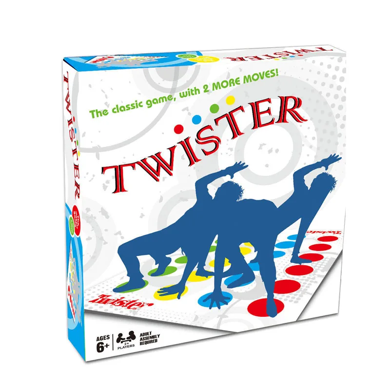 Fashion indoor family multiplayer board twister party game with good quality