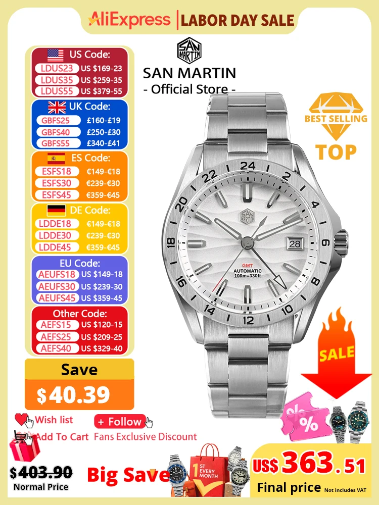 Seiko Watch Prospex - San Martin nowy 39mm tekstura pustyni