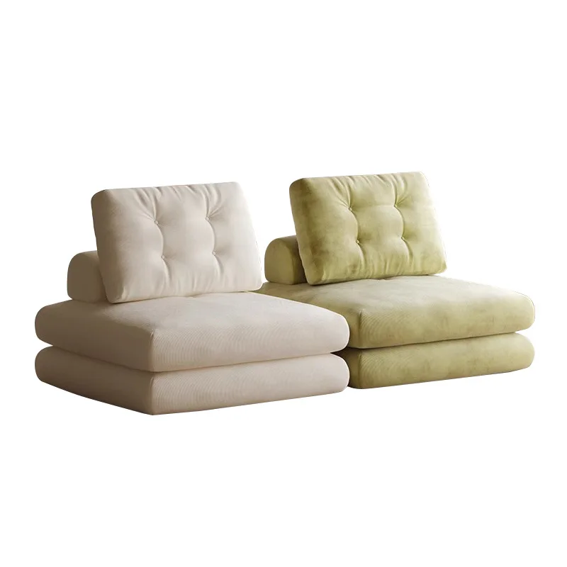 High Density Sponge Box Sofa For Hotel Apartment Living Room Use *Custom Compressed Rolls One Seat Casual Sofa Fabric