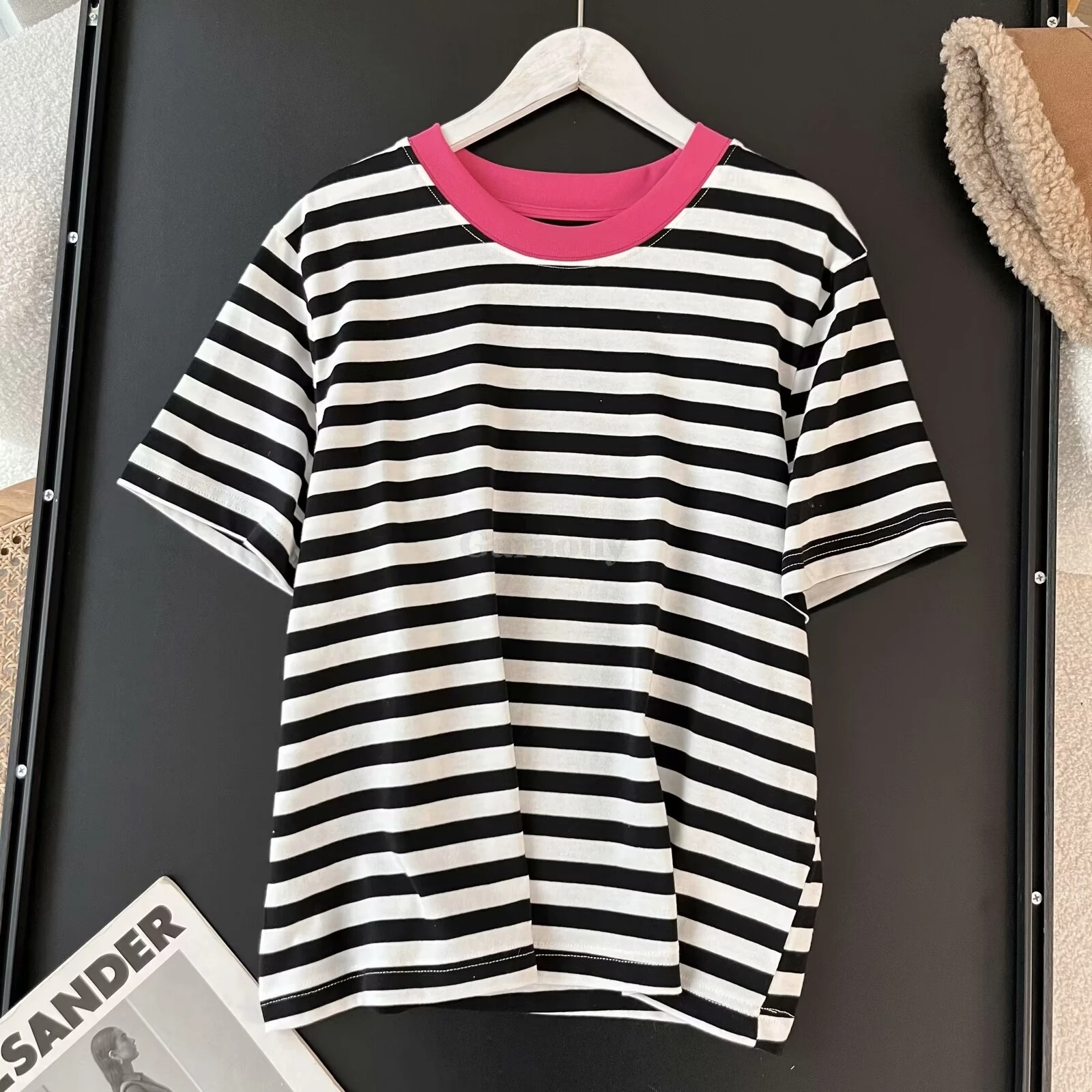 Garaouy 2024 Summer Women Simple Basic Round Neck Short Sleeve T Shirt Female Casual Versatile 8 Colors Tees Classic Tshirt Tops