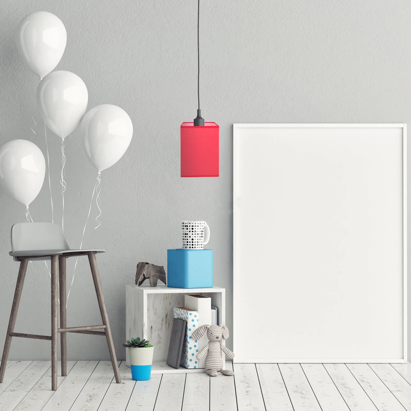 

Square Lampshade Premium Material Desk Light Cover Bedside Lamp Accessory Warm Romantic Diffuse Lighting Decorative Replacement