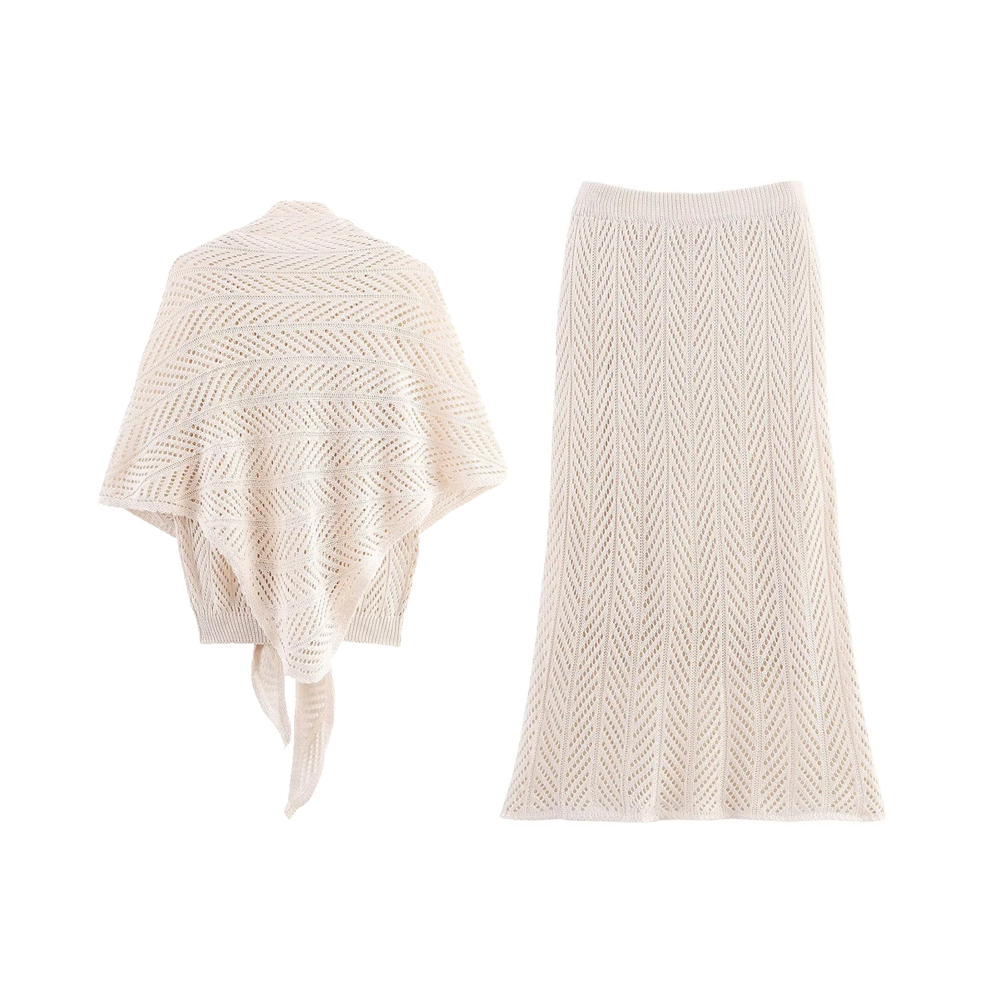 

Ele Knitted Tee-Piece Set Summer 2025 New Women's Faion Suite Classy oulder Bared Ensemble Long Pants ort Sve