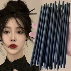 Vintage Black Wooden Hair Sticks Artist Updo Insert Tapered Hairside Hairpins Chignon HairpinChopstick Ponytail Holder Headwear