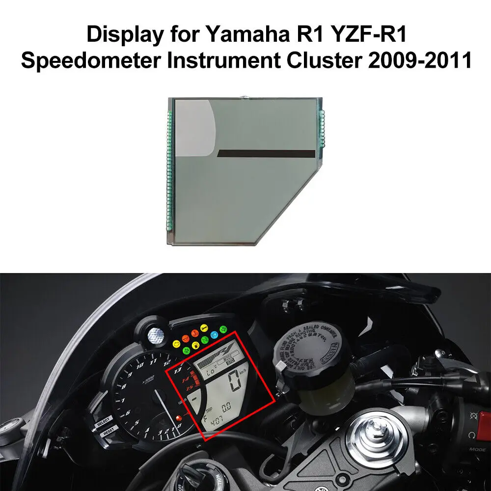 

Display for Yamaha R1 YZF-R1 Speedometer Instrument Cluster 2009-2011