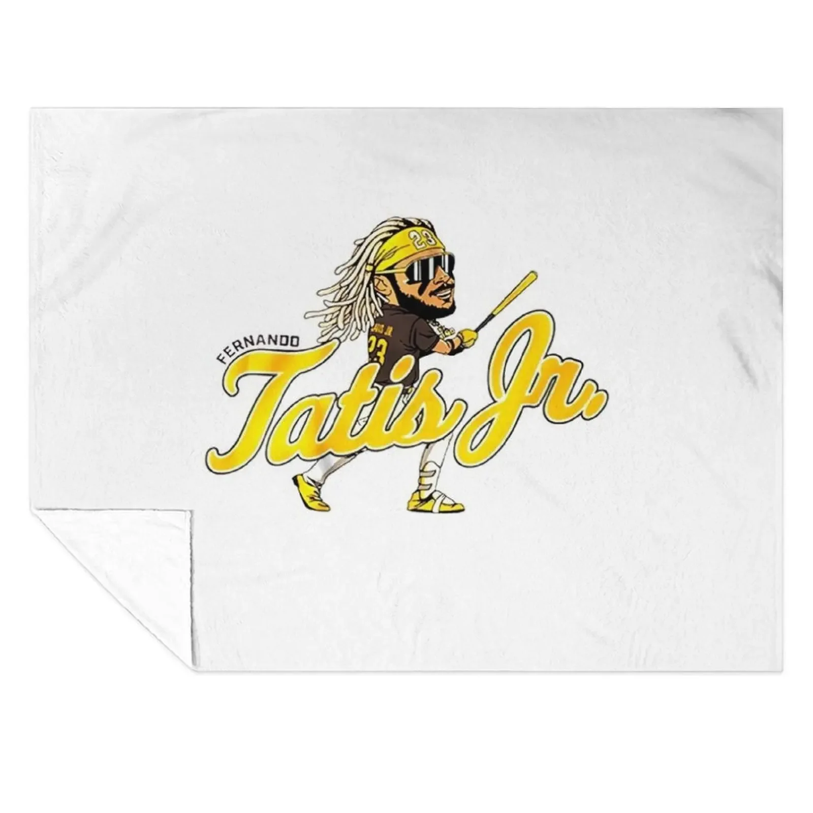 

Fernando Tatis Jr cartoon Throw Blanket Thins Sofa Throw blankets ands Kid'S Blankets