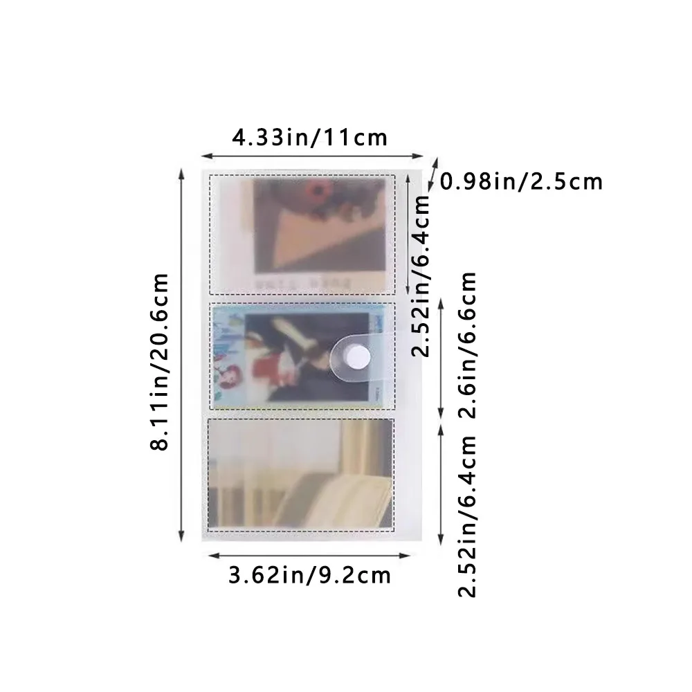 A Large Capacity Photo Album That Can Hold 240 Photos - Transparent Plastic and Vinyl Photo Organizer, Suitable for Photos