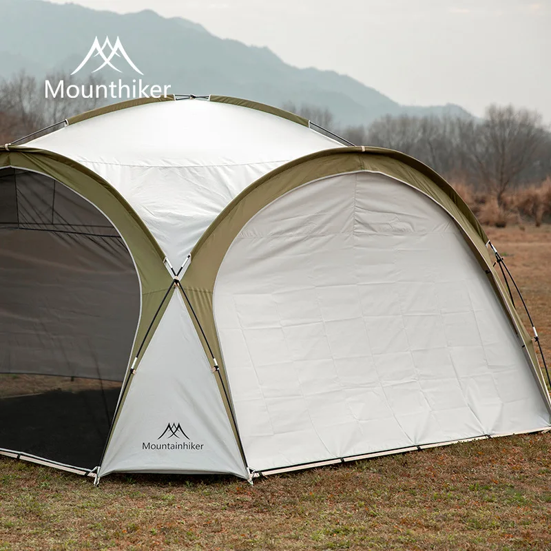 Mountainhiker barraca de acampamento ao ar livre cúpula 150d tecido oxford revestido de prata luar branco cúpula céu sombra toldo abrigos tendas