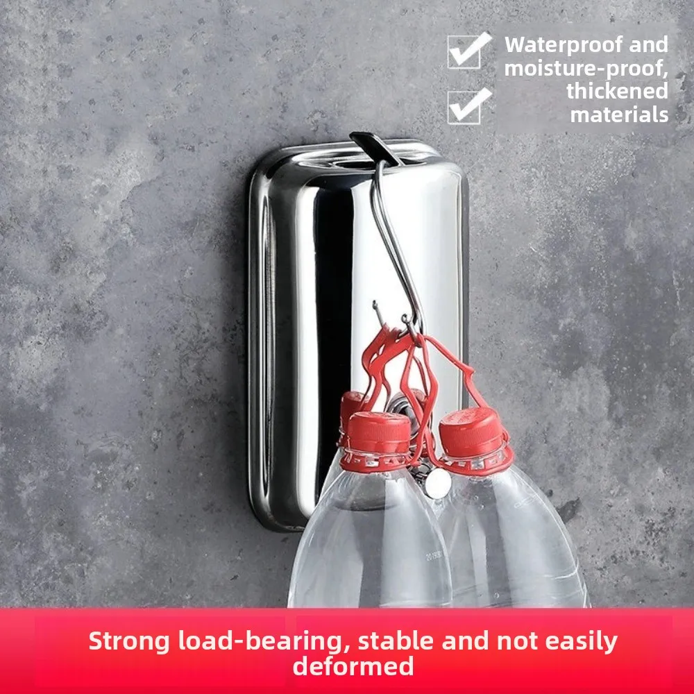 

New Stainless Steel Soap Dispenser Refillable Leakproof Design Manual Soap Dispenser Wall-mounted Shower Gel Dispenser Washroom