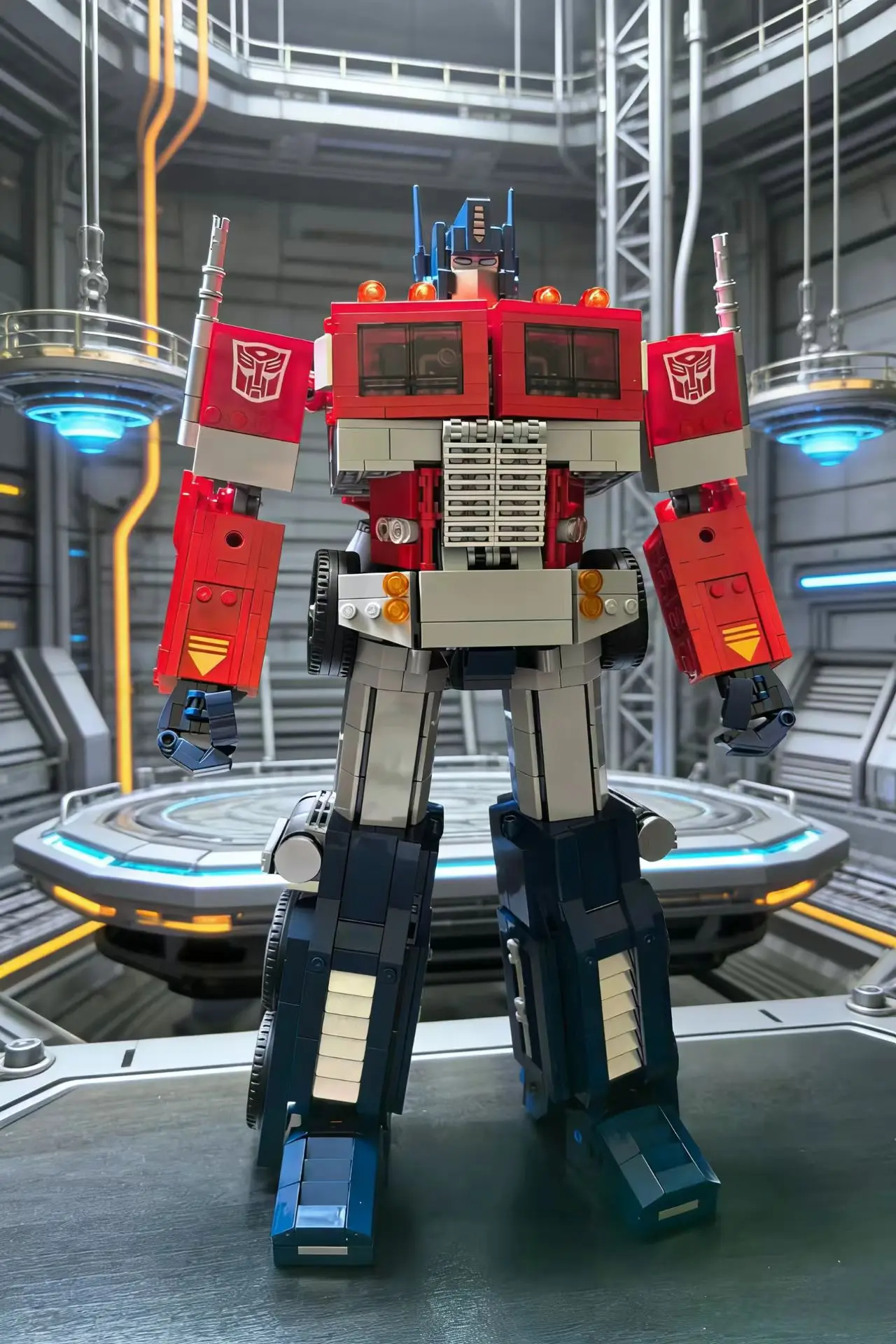 

Новый Технический Конструктор 1508 деталей: Трансформирующийся Робот-Машина 10302, Набор Строительных Блоков, Грузовик-Трансформер, Подарок для Взрослых и Детей