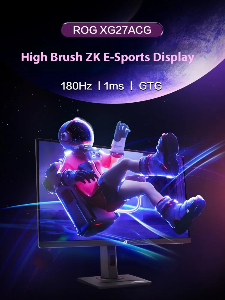 Original ROG XG27ACG 27 inch Monitor 2K 180Hz Desktop Computer Display IPS Screen High Brush Esports Gamer PC Gaming Monitor